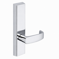 SARGENT 715-8-ETL exit device trim with L lever, polished chrome US26, non-keyed passage trim