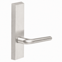 SARGENT 715-8-ETME exit device trim with ME lever, satin nickel US15, non-keyed passage trim