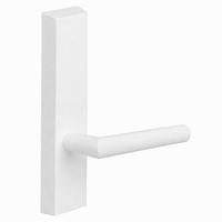SARGENT 715-8-ETMI exit device passage trim with MI lever, white suede powder coat, non-keyed