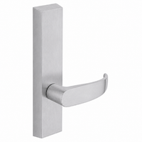 SARGENT 715-8-ETP exit device trim with P lever, ET escutcheon, satin chrome US26D, non-keyed