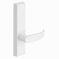 SARGENT 715-8-ETP exit device trim in WSP finish, non-keyed passage ET trim with P lever and rectangular escutcheon