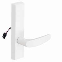 SARGENT 773-8-ETB-24V-WSP electrified exit trim with B lever, white suede powder coat, no cylinder