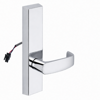 SARGENT 773-8-ETL-12V-US26 electrified exit trim with L lever, polished chrome escutcheon, fail-safe