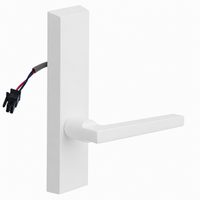 SARGENT 773-8-ETMD-24V WSP electrified exit device trim with MD lever, white finish, no cylinder