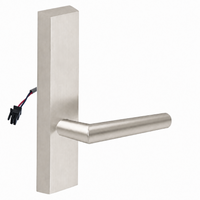 SARGENT 773-8-ETMI-12V electrified exit trim with MI lever, brushed nickel US15 rectangular escutcheon