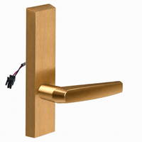 SARGENT 773-8-ETMJ-24V US10 electrified exit trim with MJ lever, satin bronze rectangular escutcheon