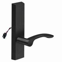 SARGENT 773-8-ETMV-12V-BSP electrified exit device ET trim with MV lever, black suede powder coat