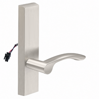 SARGENT 773-8-ETMV-24V-US15 electrified exit device ET trim with MV lever, satin nickel, no cylinder