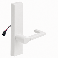 SARGENT 773-8-ETND-24V-WSP electrified exit trim with ND lever, white suede powder coat, no cylinder