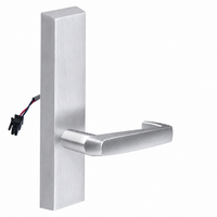 SARGENT 773-8-ETNJ-24V electrified exit trim with NJ lever, US26D satin chrome rectangular escutcheon