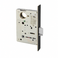 Sargent 8204-BSP Mortise Lock, Lock Body Only, Storeroom or Closet Function, Single Cylinder