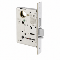 Sargent 8241 US26 mortise lock body, classroom security function, double cylinder with deadbolt, bright chrome finish