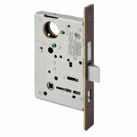 Sargent 8245 US10BE mortise lock body, dormitory/exit function, single cylinder with deadbolt, bronze faceplate