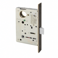 Sargent 8265 US10B oil-rubbed bronze mortise lock body only, privacy bedroom/bath function, non-keyed with latch