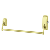 Sargent 9898-48 US3 bright brass surface-mounted rim crossbar exit device with hex key dogging, 48" bar