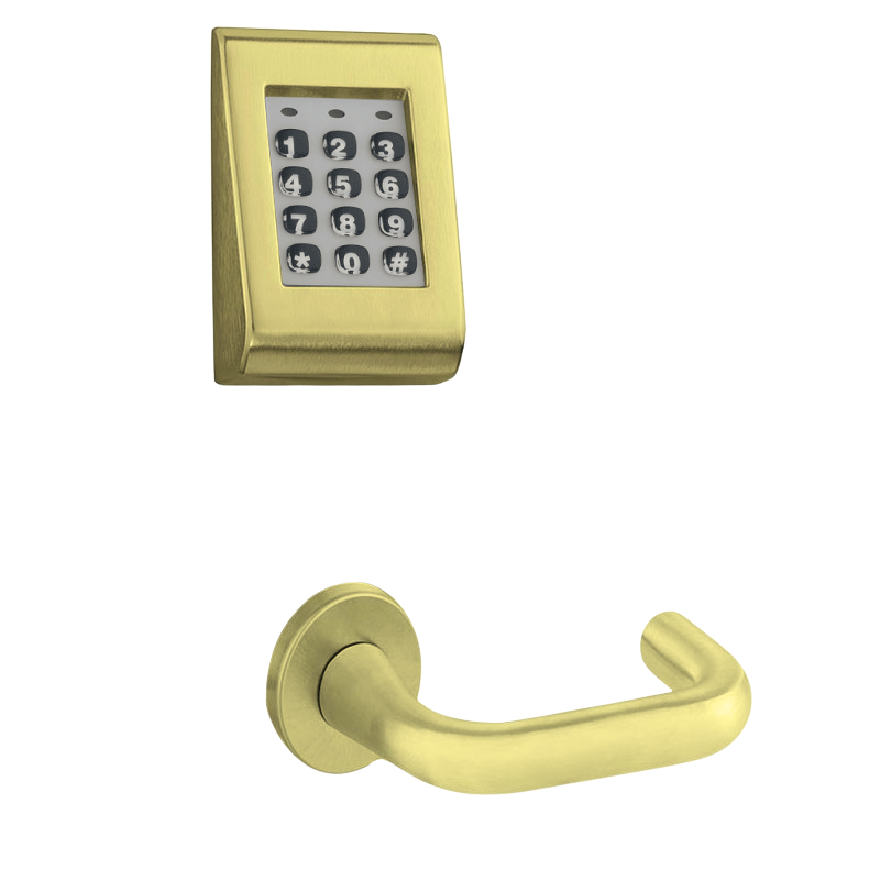 Sargent KP-8276-LNJ Keypad Mortise Lock, Entry Key Override with Deadb