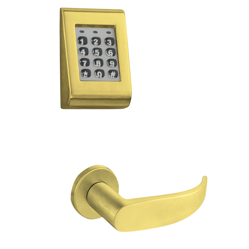 Sargent KP-8278-LNP Keypad Mortise Lock, Entry Key Override, No Deadbo