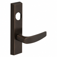 SARGENT LC-704-ETB US10BE exit device trim with B lever, dark bronze rectangular escutcheon, less cylinder
