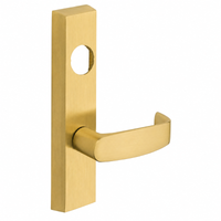 SARGENT LC-704-ETL-US4 exit device night latch trim, satin brass escutcheon with lever, less cylinder