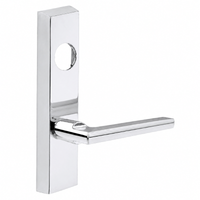 SARGENT LC-704-ETMD-US26 exit device trim, polished chrome escutcheon with MD straight lever, less cylinder