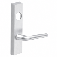 SARGENT LC-704-ETME-US26D exit device trim with ME lever, satin chrome escutcheon, less cylinder