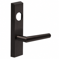 SARGENT LC-704-ETMI-US10BE exit device trim with MI lever, dark bronze plate trim, less cylinder