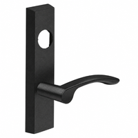 SARGENT LC-704-ETMV-BSP exit device trim with MV lever, black suede powder coat, less cylinder