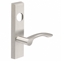 SARGENT LC-704-ETMV-US15 exit device trim, satin nickel plate with MV lever and cylinder hole