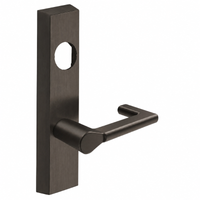 SARGENT LC-704-ETND exit device trim with ND lever, US10B dark bronze rectangular escutcheon, less cylinder