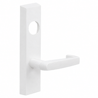 SARGENT LC-704-ETNJ exit device trim with NJ lever, white powder coat finish, less cylinder