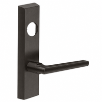 SARGENT LC-706-8-ETMD-US10B exit device trim, dark bronze ET escutcheon with MD lever, less cylinder