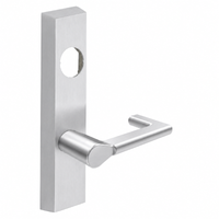 SARGENT LC-706-8-ETND-US26D ET exit device trim, satin chrome, rectangular escutcheon with ND lever