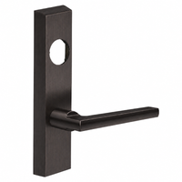 SARGENT LC-713-8-ETMD-US10BE exit device ET trim, MD lever, dark bronze rectangular escutcheon, less cylinder