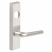 SARGENT LC-713-8-ETME-US15 exit device trim, satin nickel plate with ME lever and cylinder hole