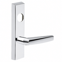 SARGENT LC-713-8-ETMJ-US26 exit device trim, polished chrome escutcheon with MJ lever, less cylinder