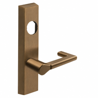 SARGENT LC-713-8-ETND exit device trim with ND lever, US10 satin bronze rectangular escutcheon