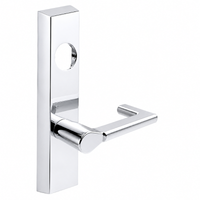 SARGENT LC-713-8-ETND-US26 exit device trim, polished chrome plate with ND lever, less cylinder