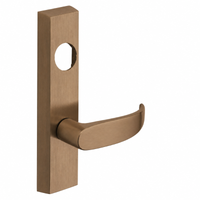 SARGENT LC-713-8-ETP US10 exit device trim with P lever, satin bronze rectangular escutcheon, less cylinder