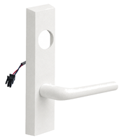 SARGENT LC-775-8-ETME-WSP electrified exit trim lever, white powder coat escutcheon with MI-style lever