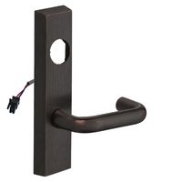 SARGENT LC-776-8-ETJ electrified ET trim J lever in US10BE dark bronze with rectangular escutcheon