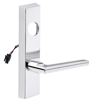 SARGENT LC-776-8-ETMD-24V-US26 electrified ET trim lever, polished chrome escutcheon with MD lever