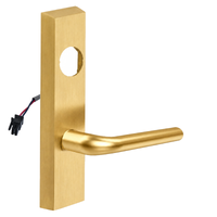 SARGENT LC-776-8-ETME-24V-US4 electrified ET trim lever, satin brass plate with ME lever, less cylinder