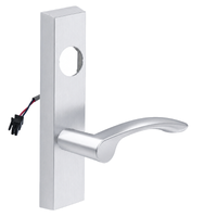 SARGENT LC-776-8-ETMV-12V-US26D electrified ET trim lever, satin chrome, rectangular escutcheon