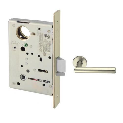 Sargent LC-8204-LNMI Storeroom or Closet Mortise Lock, MI - Lever, LN