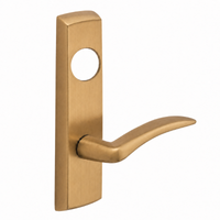 SARGENT LC-P704-NEA-US10 narrow stile exit device lever trim, satin bronze, A lever with rectangular plate