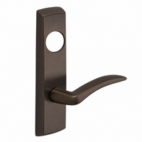 SARGENT LC-P704-NEA-US10BL narrow stile exit device lever trim, dark bronze A lever with escutcheon