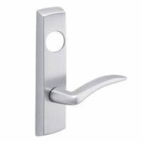 SARGENT LC-P704-NEA-US26D narrow stile exit device lever trim, satin chrome A lever with rectangular plate