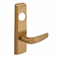 SARGENT LC-P704-NEB-US10 narrow stile exit device lever trim, satin bronze, B lever with rectangular escutcheon