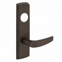 SARGENT LC-P704-NEB-US10BE narrow stile exit device lever trim, dark bronze plate with B lever