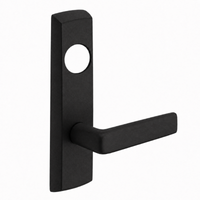 SARGENT LC-P704-NEE-BSP narrow stile exit device lever trim, black suede finish, E lever, less cylinder